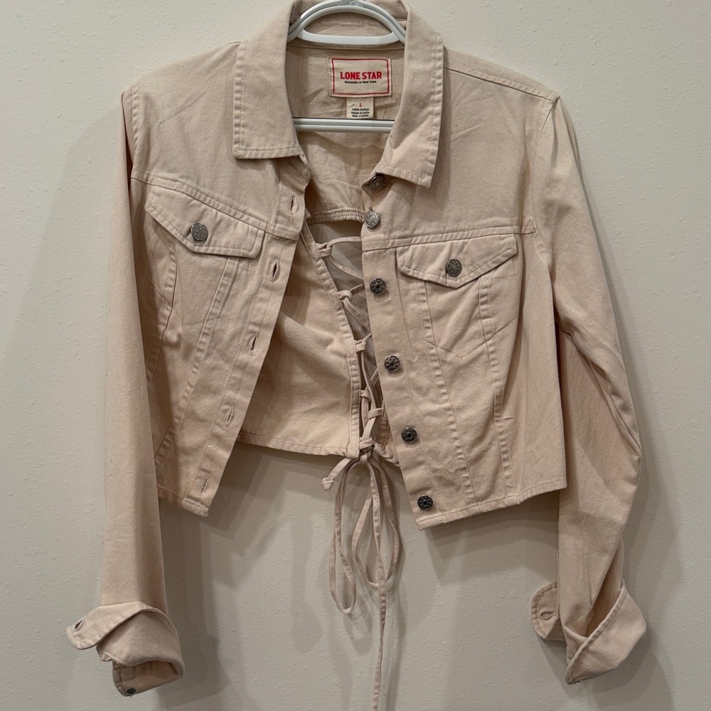 Lone Star Women's Beige Jean Jacket